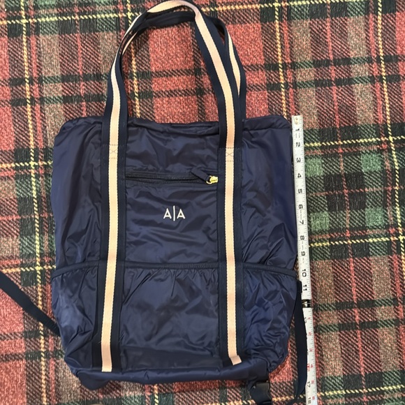 Mark & Graham Navy Backpack Tote - Picture 8 of 10